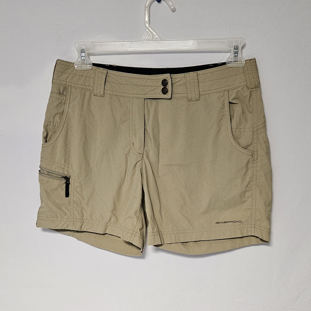 Exofficio Women's Beige Hiking Shorts